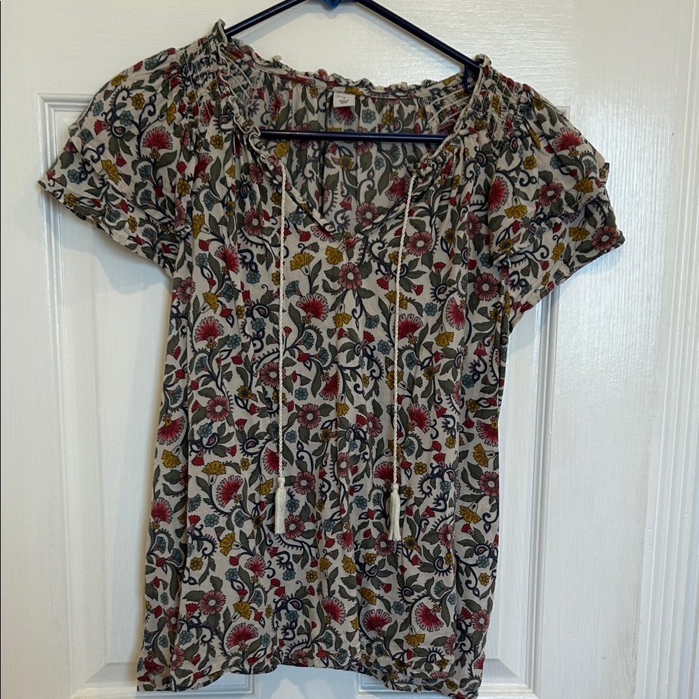 Old Navy Floral Boho Women's Top, small